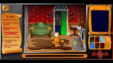Garfield s scary scavenger hunt friv games
